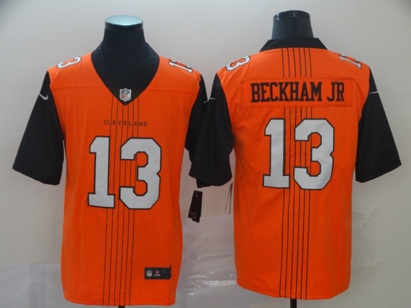 Men's Cleveland Browns Odell Beckham Jr. Orange City Edition Jersey